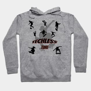 Techless Time Skater TShirt Hoodie